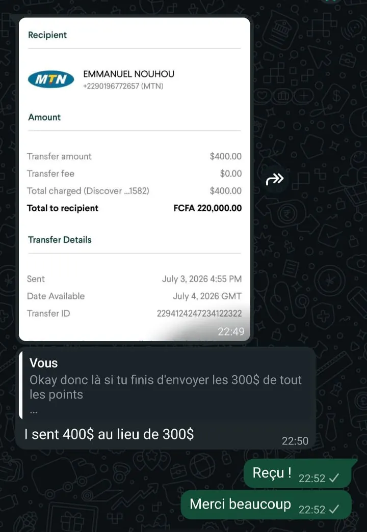Preuve de paiement 14 — revenus MUSICIEN 360°